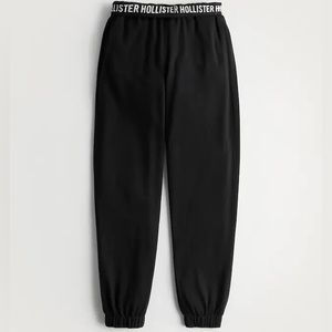 Hollister Ultra High Rise girlfriend joggers with logo waistband size XS